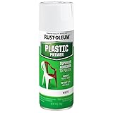 Rust-Oleum 6-Pack of 12 oz 209460 Specialty White Plastic Spray Paint, Primer