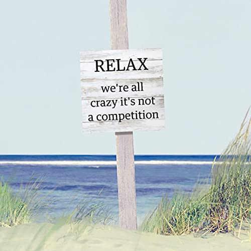 Art mural rétro en bois avec citation familiale humoristique pour un intérieur chaleureux - 5