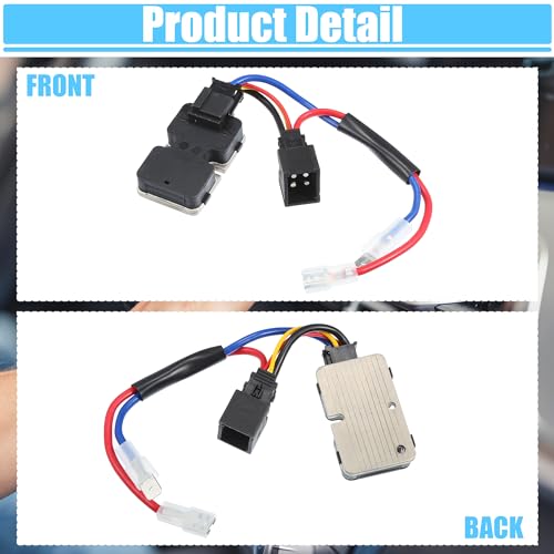 Image of ACROPIX HVAC Heater Blower Motor Resistor Temp Control Regulator Fit for Mercedes-Benz S320 S420 S500 S600 94-99 No.1408218451 /0058205010 - Pack of 1