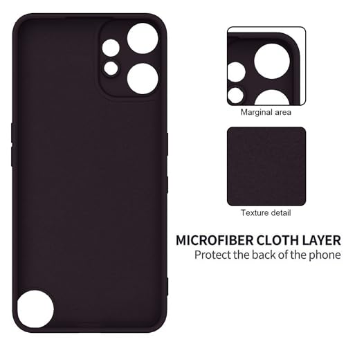Image of FIRST MART Matte Silicone Back Cover for Nothing Phone CMF 2 Pro - Purple