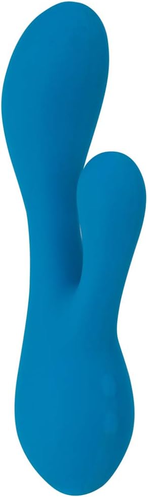 pure love New Squeeze-Control Dual Hug Vibrator, Rechargeable & Waterproof Massage Wand, Memory Function, Adult Sex Toy, Teal Color, 1 Count (Pack of 1)