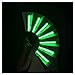 Składane Wachlarze Składany Wachlarz Świecące LED Fan Party LED Ręczny Składany Wentylator Bar Club Spawanie Dance Party Drewniany Uchwyt Glow Stick Ręczny Wachlarze (Color : E, Size : 33cm)