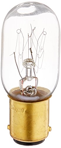 GE Lighting 35154-12 Appliance Double Contact Bayonette Base Bulb, 15-Watt