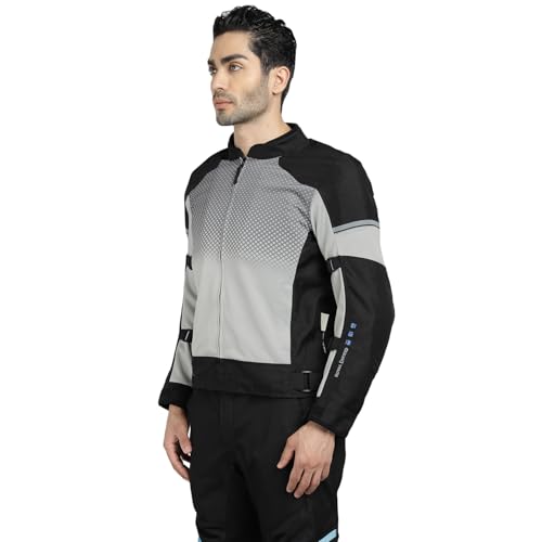Image of Royal Enfield HIGH STREET ECO RIDING JACKET (Size: 2XL) - JRS250002-LIGHT GREY