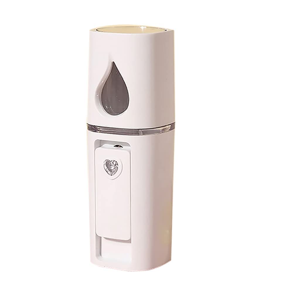 Drumstone (𝗦𝗽𝗲𝗰𝗶𝗮𝗹 𝟭𝟬 𝗬𝗲𝗮𝗿𝘀 𝗪𝗮𝗿𝗿𝗮𝗻𝘁𝘆) 30ML Portable Mini Cool Face Mist Sprayer with Mirror Design – USB Rechargeable Hydrating Facial Mist for On-the-Go Refreshment-image-13