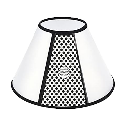 JIAMIAN Pet Recovery Collar Comfy, Elizabethan Collar Breathable Soft Edge, Adjustable Pet Protective Collar Anti-Bite Lick Wound Healing, for Dogs and Cats (Neck:42-46cm) Cover