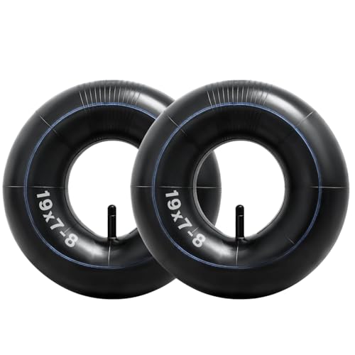 Lot de 2 chambre à air 20x8-8 20x7-8 19x7-8 tube intérieur pour ATV,Go Kart,chariots plats,tracteur de pelouse,souffleuse de neige,chariot de golf,remorque...