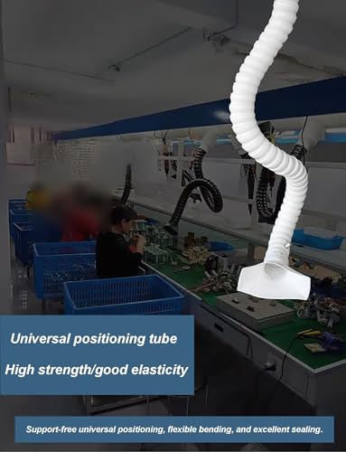 Tuyau d'échappement réglable premium de 75mm avec bras articulé robuste
