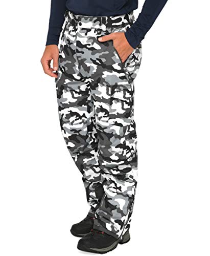 Arctix Men's Snow Sports Cargo Pants, A6 Camo Black, X-Large (40-42W 32L)