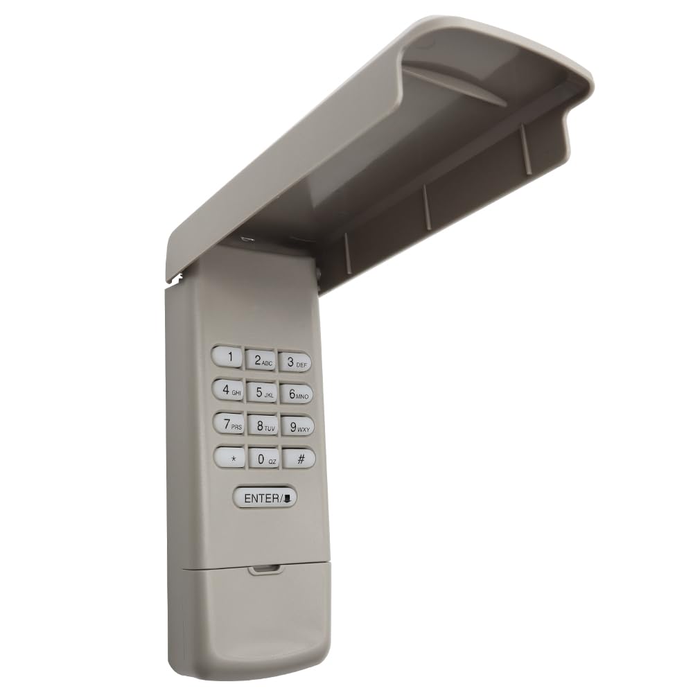 Universal Garage Door Opener Keypad Compatible with liftmaster Chamberlain Craftsman Opener with Red/Orange, Yellow, Purple, Green Color Learn Button, Replace G940EV-P2, 878max, 877max, 877LM, 977LM