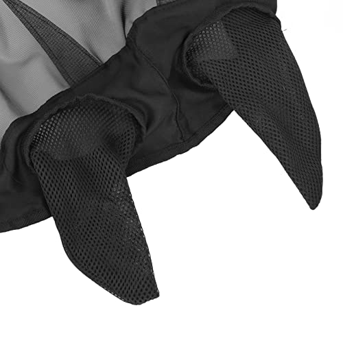 Capa de rosto de cavalo, capa protetora respirável ajustável resistente ao desgaste para controle de