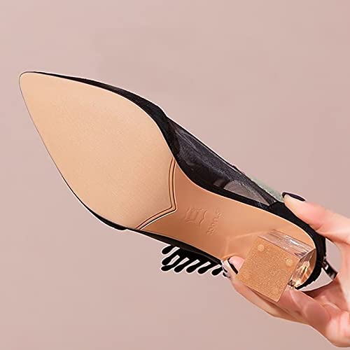 Escarpins confortables bout fermé strass pour pieds sensibles - 4