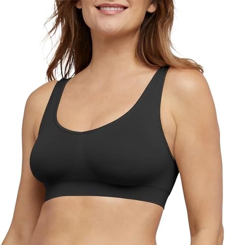 Bali Womens Wireless Bralette Bra, One Smooth U Bras for Women, Seamless Bralettes, No-Bulge, Smoothing, Pullover