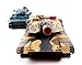 POCO DIVO Abrams vs Tiger Infrared Battle Tanks 2-Set Combat Fight Pair 2.4Ghz RC Battling Tank Remote Control Military Vehicle