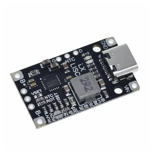 Tipo C Alimentazione USB Batterie Al Litio Scheda di Ricarica 2S 3S Ricarica Rapida 3.7V Batterie Al Litio Modulo di Ricarica Con Indicatori Accessori Elettronici