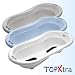 Rotho Babydesign TOP Xtra Gran bañera, Con 2 Alfombrillas antideslizantes y tapón,...