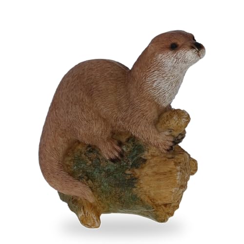 Image of Cornelißen Polyresin Animal Figurine Otter, Height 9 cm