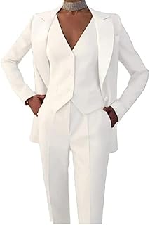 pants suit white