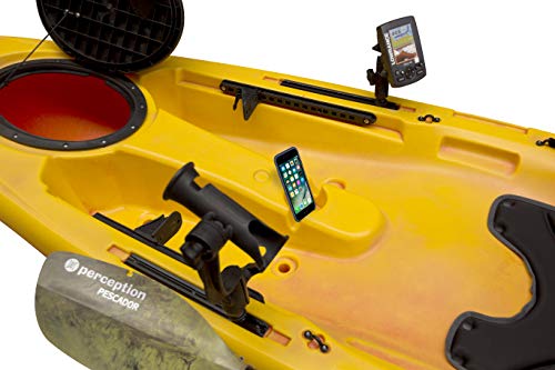 Perception Pescador 10 | Sit On Top Fishing Kayak With Front Storage Well | Large Rear Storage And Dual Rod Holders | 10' 6" | Dapper #TOP5