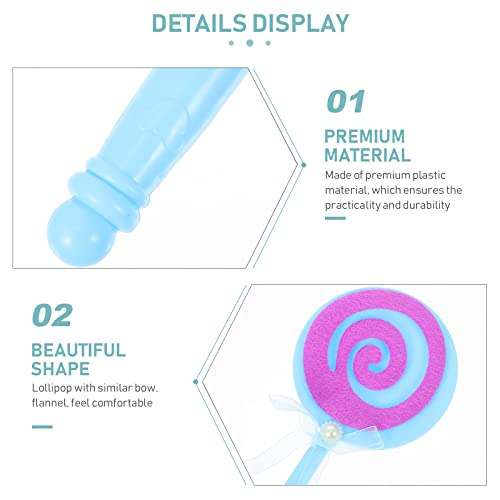 LIOOBO 4 varinhas decorativas com glitter, resistentes ao desgaste, varinhas claras multifuncionais