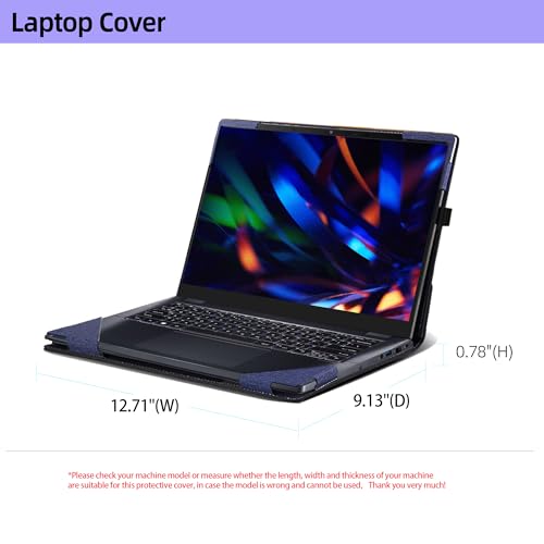 Funda para Laptop Acer TravelMate P4 Spin 14 2 en 1 Azul Oscuro miniatura 7
