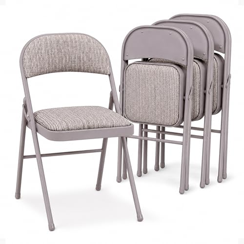 MECO Padded Folding Chair (4-pack)
