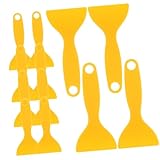 iplusmile 25st Wickelschaber Auto-vinylfilm-Werkzeug Autofilm Filmwerkzeug Auto-Werkzeuge Auto-Gadget Scheibentönungsfolie Für Autos Spaltschaber Auto Film Tönung Kratzen Autoschrott Yellow