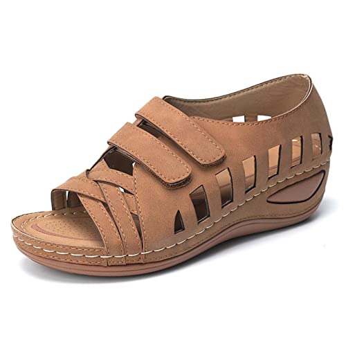 Sandales compensées femme chaussures de plage souples et légères