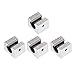 Adfaga 4PCS SBR10UU Linear Guide Bearing Slide Block High Precision Aluminum Alloy Ball Bearing Slider for CNC Machine Tools Industrial Automation