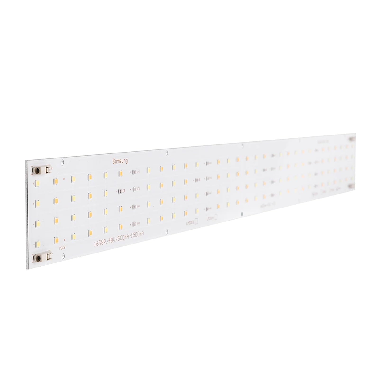 Lampy do Uprawy Roślin, 2 szt. LM301H QB128 listwa świetlna Led 3000 K 3500 K 5000 K 6500 K, pełnozakresowa listwa świetlna do uprawy (TYLKO PCBA)(3000K5000K 660 UV IR)