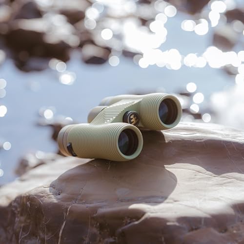 Image of Nocs Provisions Field Issue Compact 10x32 Waterproof Binoculars, Shockproof, Fogproof, 10X Magnification, Bak4 Prism, Multi-Coated Lenses for Adults & Kids, Bird Watching, Hunting & Wildlife Viewing