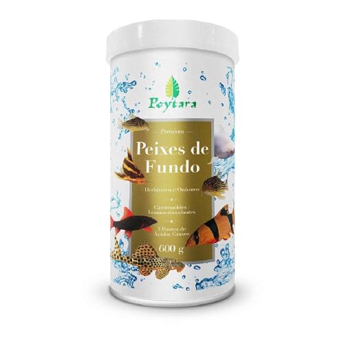 Poytara Ração Peixes De Fundo 50G Para Peixes