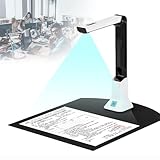 【Caméra de document Scanner】La caméra de document USB est équipée d'un objectif HD, 8 millions de pixels. Pour l'enseignement à distance, compatible avec un scanner de documents pour numériser des papiers et convertir/ocr des fichiers.