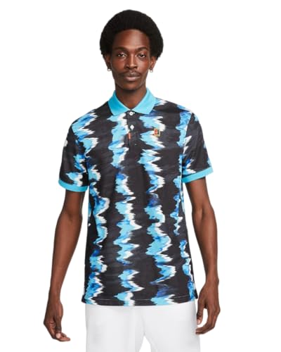Polo de tennis homme Nike Melbourne slim fit haut de sport respirant