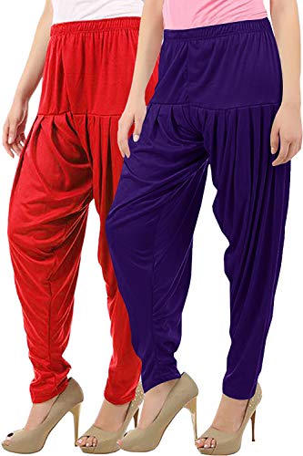 Image of Buy That Trendz Womens Patiala Pants Cotton Viscose Patiyala Salwar Harem Bottoms Pants