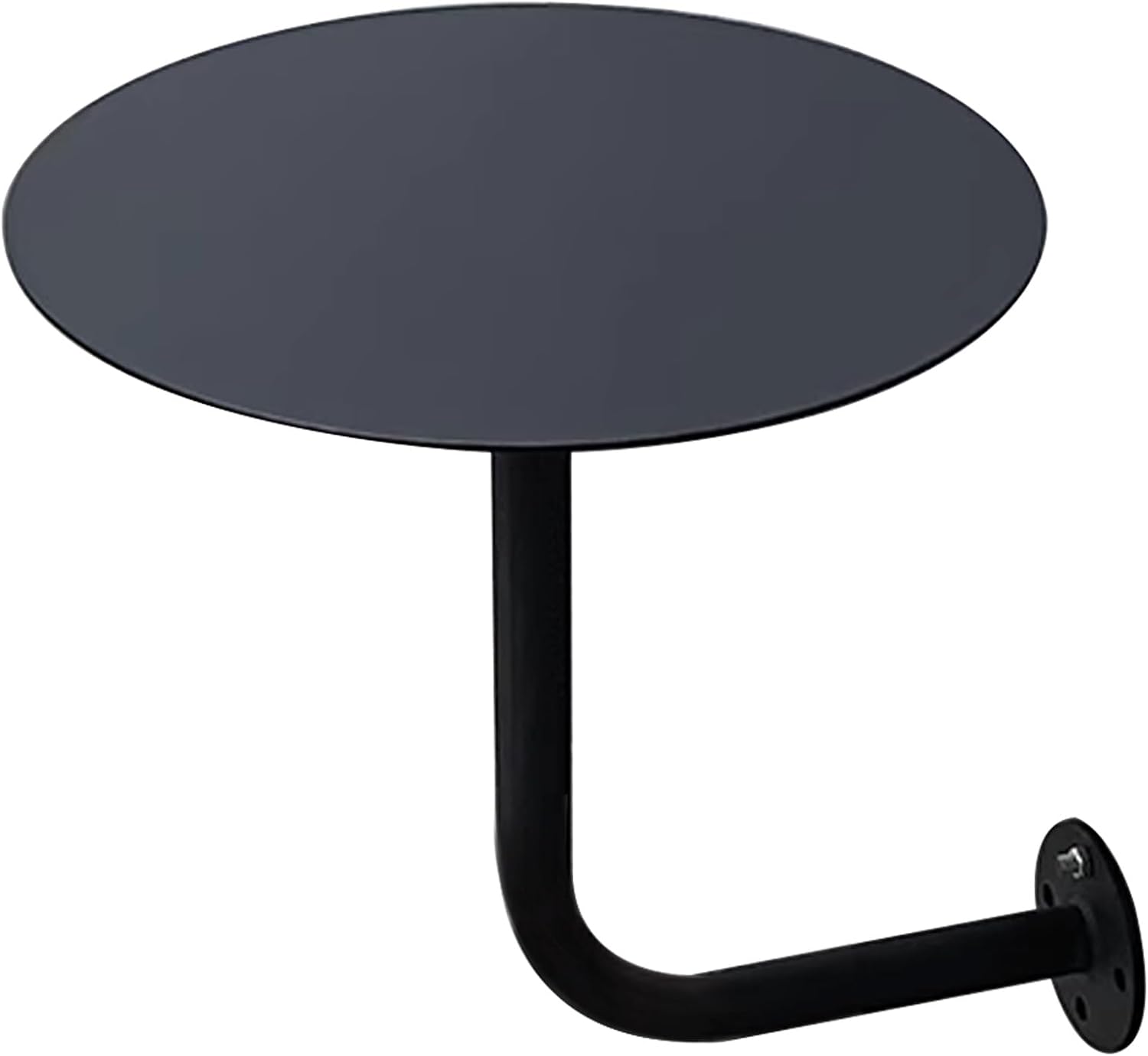 White Coffee Dining Table Wall Mounted Cocktail Bar Table Tall Pub Bistro Table Small Side Table Décor Furniture for Living Room Bedroom Kitchen (Size : 40x40x45cm)