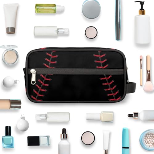 Baseball Kids Toiletry Bag for Boys, Kids Dopp Kit, Waterproof Lightweight Cosmetic Bag Wash Bag Toiletry Bag for Boys Toddler Travel Essential4