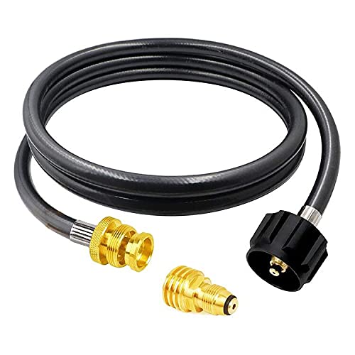 Buy MENSI 4FT Universal Propane Adapter Hose 1lb to 20lbs, 100lbs