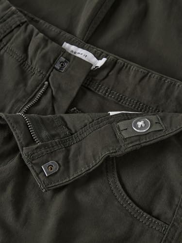 Pantalon cargo garçon Name IT résistant coupe droite colophane 13 ans - 5