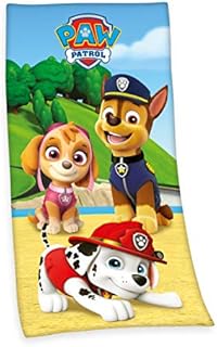 Herding PAW PATROL Bath Towel, 150 x 75 cm, Cotton, Multicoloured