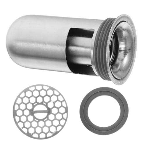 FUTUREORYY Núcleo de Drenaje de Suelo de Acero Inoxidable con Filtro y Anillo Reductor Antiolor y Rápido Drenaje para Baño Ducha y Cocina Instalación sin Herramientas Diseño Moderno y
