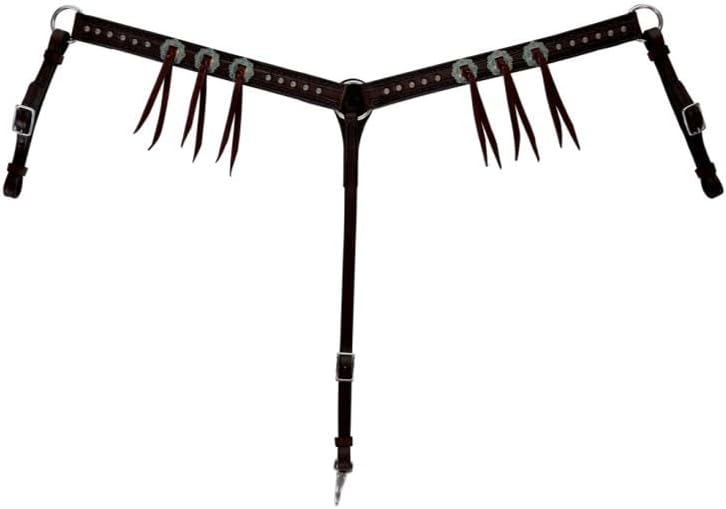 Circle Y 1 1/2in Choco Tool Straight Breast Collar