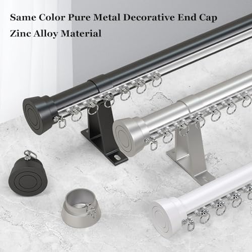 Riel de aluminio para dormitorio que divide estancias con confort acustico 6