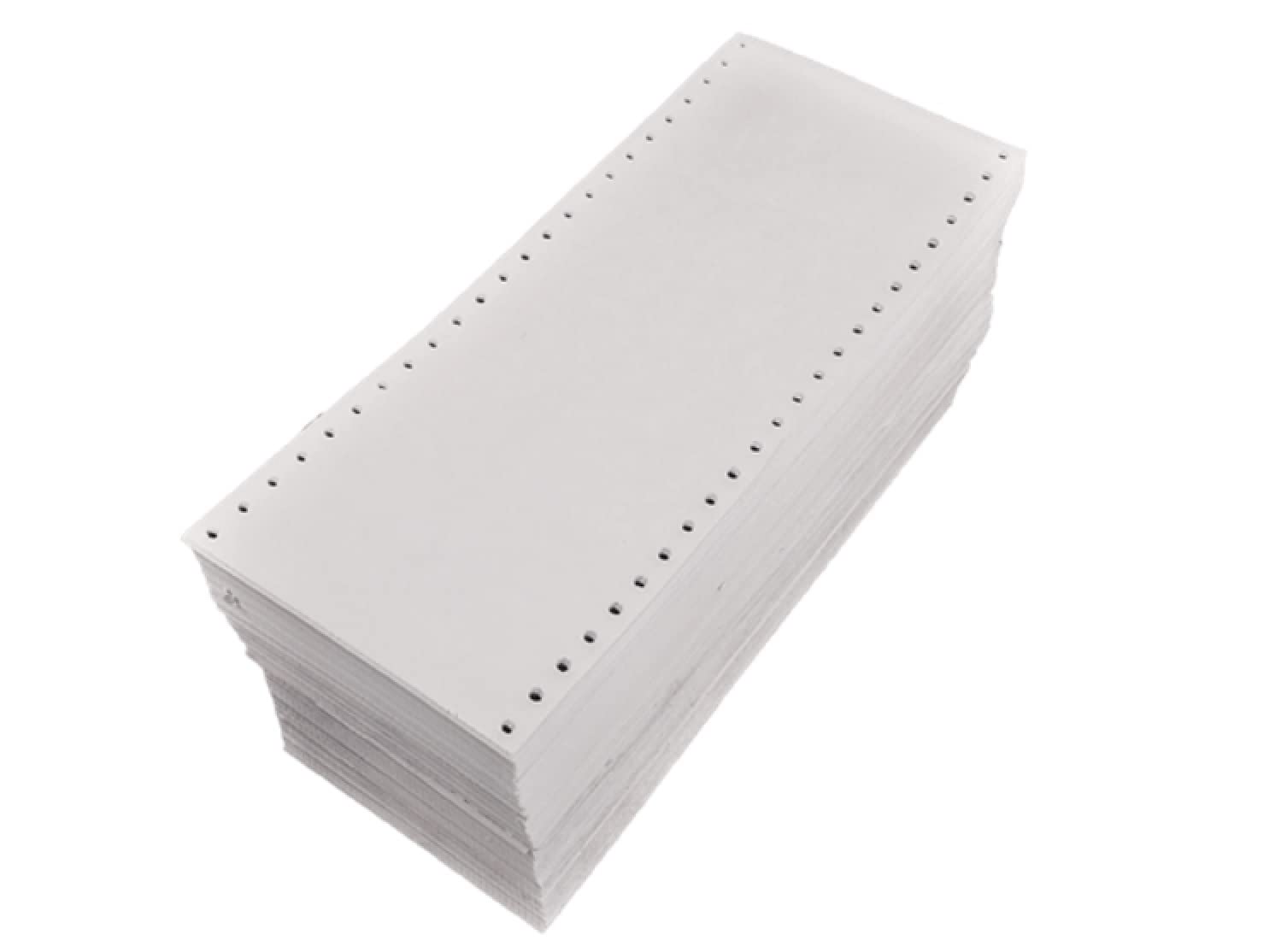 Dot Matrix Paper 5"x12",1 Part 1000 Sheets 70 GSM Computer Paper 5x12x1 Part, White