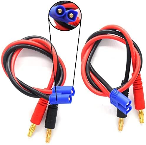 YUNIQUE GREEN-CLEAN-POWER - EC3 Charging Cable, 4.0mm Banana Plug for RC Drones Quadcopters, Blue - Image 3