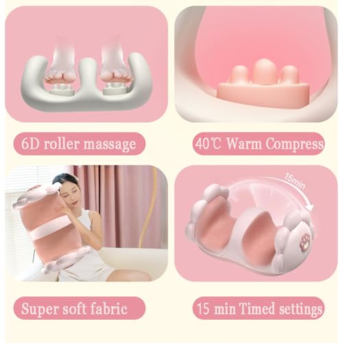 Masajeador de pies 6D con calor, masajeador inteligente para pies y pantorrillas, 3 niveles de intensidad, masaje profundo para fascitis plantar y alivio del dolor, regalos para mujeres y hombres miniatura 5