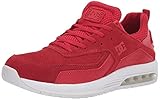 DC Men's VANDIUM Skate Shoe, red/White, 6 M US