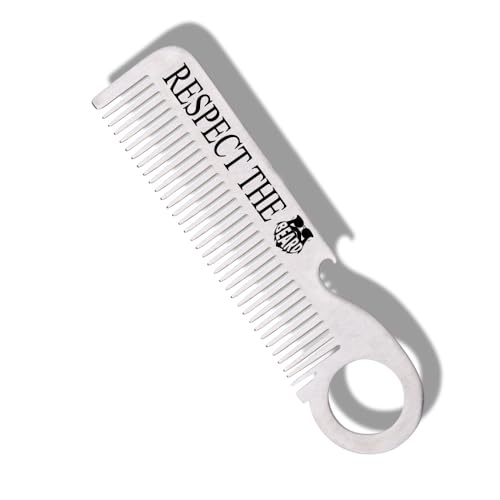 Beard Comb for Men - Dad, Brother & More - Mustache Comb & Beard Straightener Beard Comb for Men - Dad, Brother & More - Mustache Comb & Beard Straightener