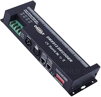 FREEWAY D2 シネマデコーダー Amazon.com: 30 Channel DMX decoder 512 RGB LED Strip