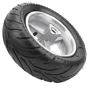 Banden vervangen, Pocket Bike Banden Wiel Banden Velgen Eenvoudige installatie Betrouwbare rubberen binnenband voor Mini Pocket Bike voor directe vervanging(Voorwiel)